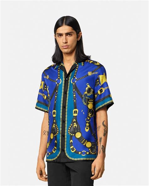 versace silk shirt price|versace silk shirt women's.